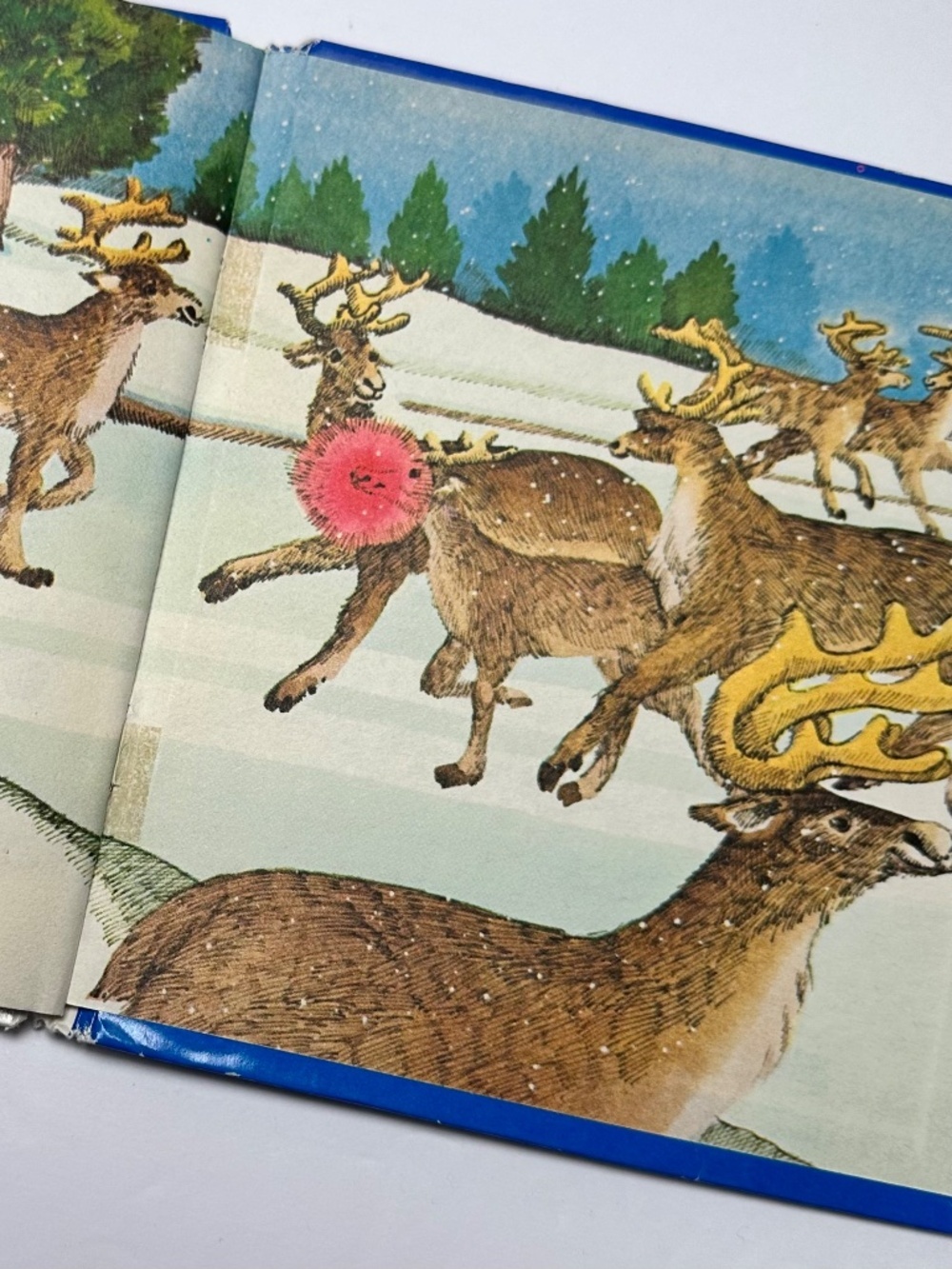 Vintage Rudolph the Red-Nosed Reindeer Whitman Tell-A-Tale - Picture 8 of 12